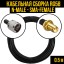 Кабельная сборка RG-58 (N-male - SMA-female)