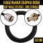 Кабельная сборка RG-58 (UHF-male (PL259) - BNC-female)