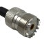 Кабельная сборка RG-58 (UHF-female (SO239) - BNC-male)