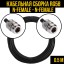 Кабельная сборка RG-58 (N-female - N-female)